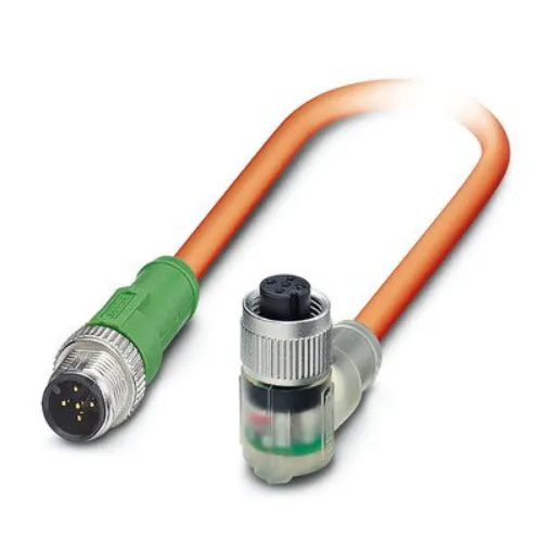 Phoenix Contact Straight Male 5 way M12 to Straight Female 5 way M12 Actuator/Sensor Cable, 600mm - 1416218 product image