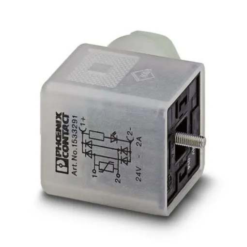 Phoenix Contact Solenoid Valve Connector for use with Valve - 1533291 product image