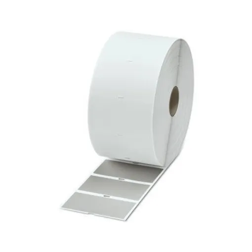 Phoenix Contact EML Silver Label, 100mm Width, 50mm Height, 3000Per Roll Qty - 1080203 product image