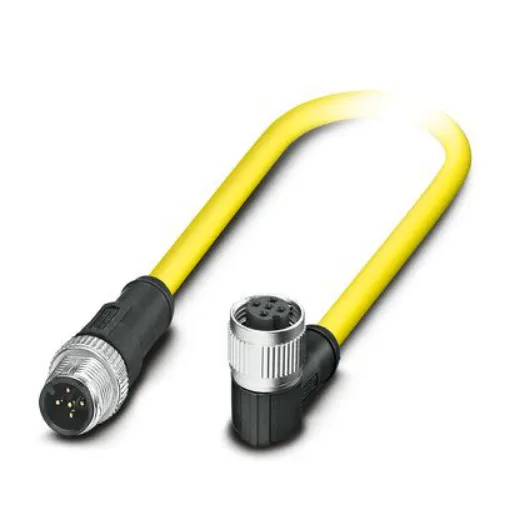 Phoenix Contact Straight Male 5 way M12 to Right Angle Female 5 way M12 Actuator/Sensor Cable, 3m - 1424984 product image