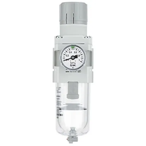 SMC AC Filter Regulator, 5µm, M5 x 0.8, 1 MPa - AW10-M5H-A product image