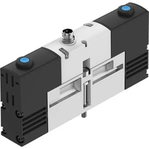 Festo 2X3/2-Way, Monostable, Open Pneumatic Solenoid Valve - Electrical VSVA Series 24V dc, 534772 - VSVA-B-T32U-AH-A2-1R2L product image