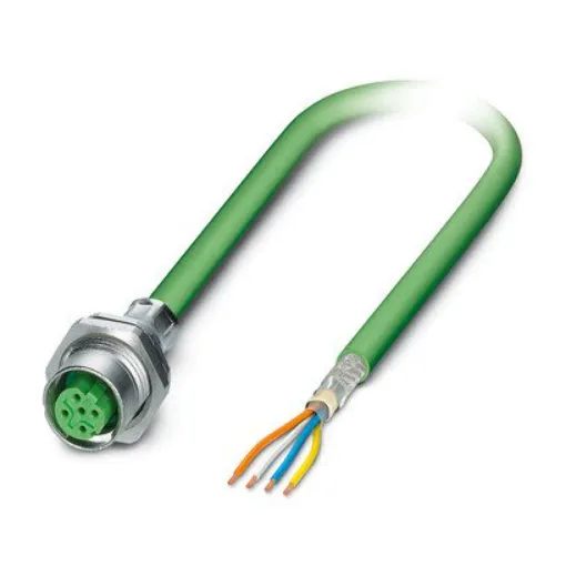 Phoenix Contact, 14191 IP65, IP67 Metal Rear Mount 4 Position Power Connector Socket, Rated At 4A, 250 V - 1419135 product image
