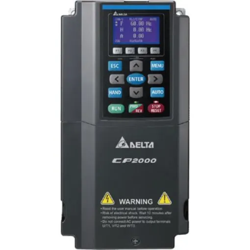 Delta Electronics Variable Speed Drive, 2.2 kW, 3 Phase, 460 V, 5.5/4 A, CP2000 Series - VFD022CP4EB-21 product image