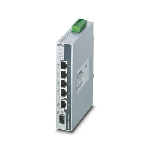 Phoenix Contact FL SWITCH, Unmanaged 6 Port Industrial Ethernet Switch With PoE - 1026932 product image