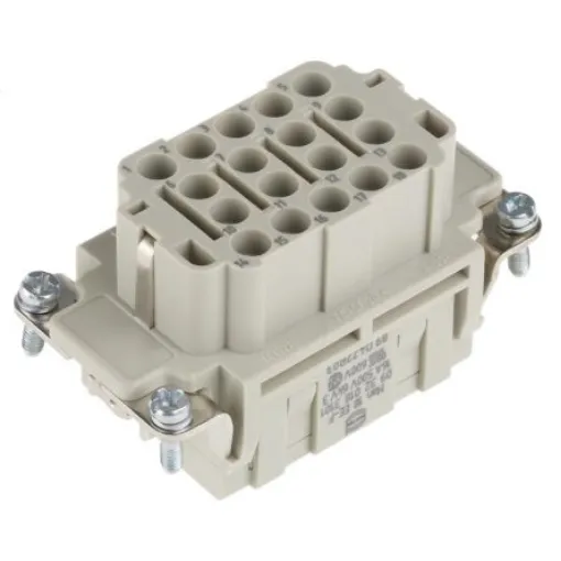 HARTING Heavy Duty Power Connector Insert, 16A, Female, Han EE Series, 18 Contacts - 09320183101 product image