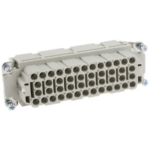 HARTING Heavy Duty Power Connector Insert, 16A, Female, Han EE Series, 46 Contacts - 09320463101 product image