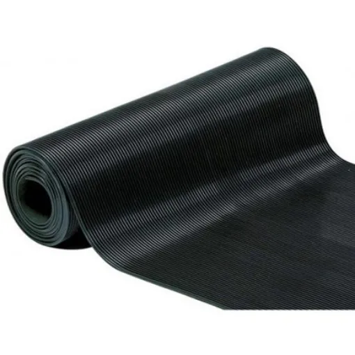 SAM Black Anti-Slip Flooring Rubber Mat 740mm x 540mm x 3mm - TPC-1 product image