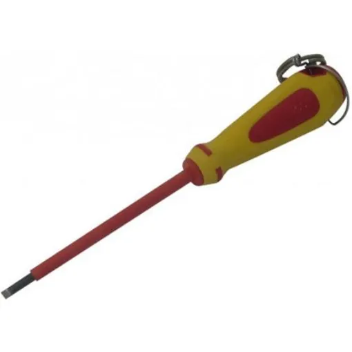 SAM Insulated Screwdriver, 4 mm Tip, 100 mm Blade, VDE/1000V, 200 mm Overall - ZTB-4E100-FME product image