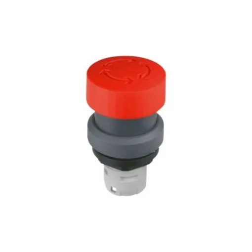 Schlegel Elektrokontakt RK Series Twist Release Emergency Stop Push Button, 16.2mm Cutout, IP65 - RKUV product image