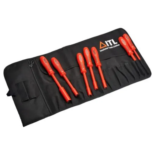 ITL Insulated Tools Ltd Hexagon Nut Driver Set, VDE/1000V, 340 mm Overall - 2281 product image
