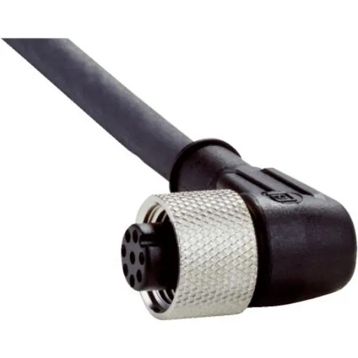 SICK Right Angle Female 8 way M12 to 8 way Connector & Cable, 5m - DOL-127SW05ME25KM0 product image