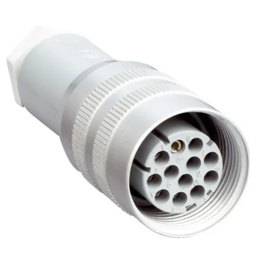 SICK, DOS Compact Power Connector Cable Mount Plug, 5A, 60 V - DOS-0612G000GA3KM6 product image