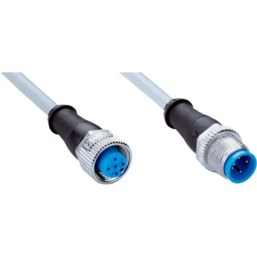 SICK Straight Female 4 way M12 to Straight Male 4 way M12 Connector & Cable, 15m - YF2A14-150VB3M2A14 product image
