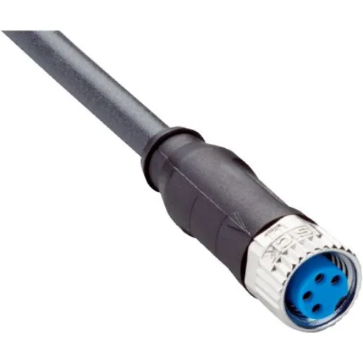 SICK Straight Female 4 way M8 to Connector & Cable, 10m - YF8U14-100UB3XLEAX product image