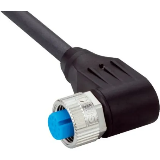 SICK Right Angle Female 12 way M12 to Connector & Cable, 5m - YG2A1B-050UD1XLEAX product image
