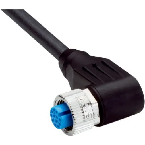 SICK Right Angle Female 12 way M12 to Connector & Cable, 5m - YG2A1B-100UD1XLEAX product image