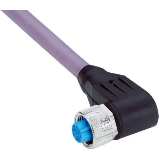 SICK Right Angle Female 2 way M12 to Flying Leads Connector & Cable, 10m - YG2B22-100PB1XLEAX product image