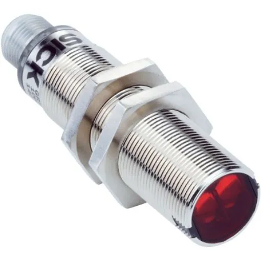 SICK Retroreflective Photoelectric Sensor, Cylindrical Sensor, 7.2 m Detection Range - GRL18-N2432 product image