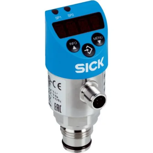 SICK PBS2 Series Pressure Sensor, -1bar Min, 9bar Max, IO-Link/PNP/NPN + PNP/NPN Output, Relative Reading - PBS2-CB010SF2FSDLMA0Z product image