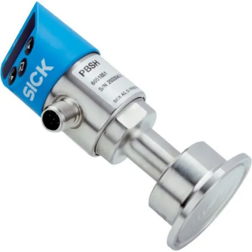 SICK PBSH Series Pressure Sensor, 0bar Min, 10bar Max, 2 x PNP Output, Gauge Reading - PBSH-RB010ST1S0D5A0Z product image