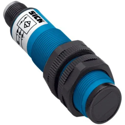 SICK Retroreflective Photoelectric Sensor, Cylindrical Sensor, 5 m Detection Range - VL18-2T2430 product image