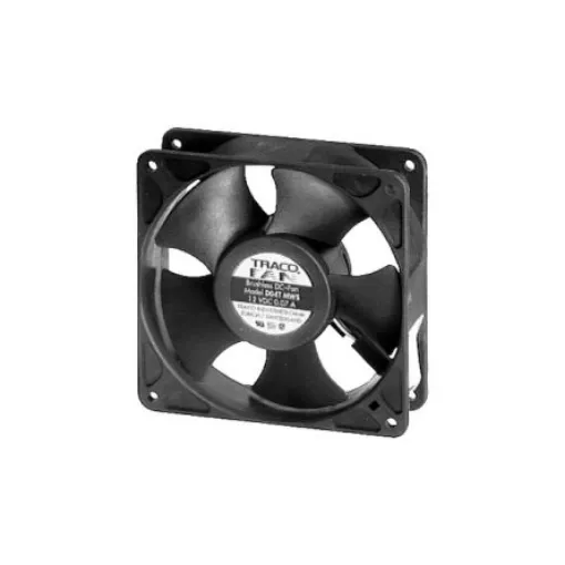 Tracofan Axial Fan, 24 V dc, dc Operation, 178m³/h, 250mA Max, 120 x 120 x 38mm - D12M24HWS product image