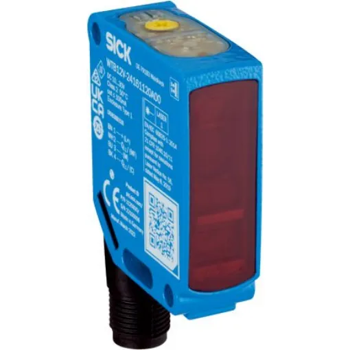 SICK Foreground Suppression Photoelectric Sensor, Rectangular Sensor, 15 m Detection Range IO-LINK - WTF12L-24162220A00 product image