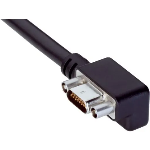 SICK Right Angle Male 15 way 15 Pin D-sub to Unterminated Connector & Cable, 2m - 2077263 product image