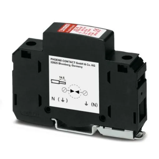 Phoenix Contact Surge Arrester, 80A, 4kV, DIN Rail Mount - 2801635 product image