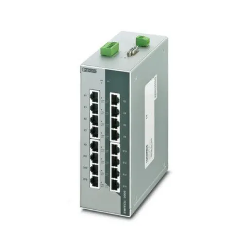 Phoenix Contact FL SWITCH 3016 Series DIN Rail Mount Industrial Ethernet Switch, 16 RJ45 Ports, 10/100Mbit/s - 2891058 product image