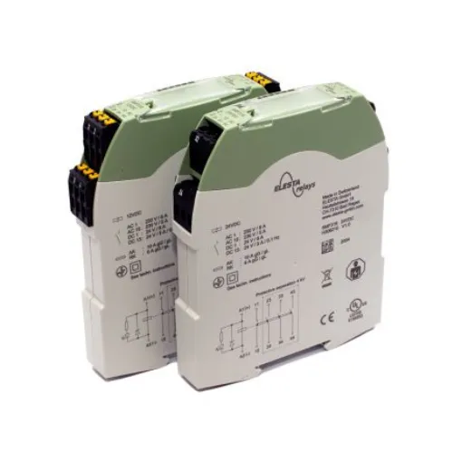 Elesta DIN Rail Force Guided Relay, 24V dc Coil Voltage, 4 Pole - SMF228-24VDC (H306392) product image