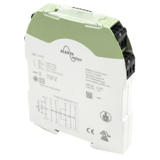 Elesta DIN Rail Force Guided Relay, 24V dc Coil Voltage, 6 Pole, 3NO/2NC - SMF328-24VDC (H306736) product image