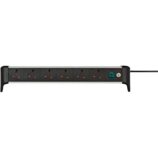 Hugo Brennenstuhl 3m 6 Socket Extension Lead, 240 V, IP20 - 1391043600 product image