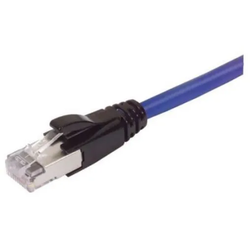 L-ComTRD, 20ft Cat6a, Blue RJ45 to Male RJ45 Male, Aluminium/Polyester Foil Shielded, Terminated PVC Sheath - TRD695ABL-20 product image
