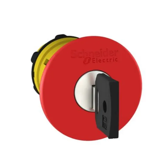 Schneider Electric Harmony XB5 Series, Latching, Emergency Stop Push Button Head 22mm Diameter - ZB5AS944D product image