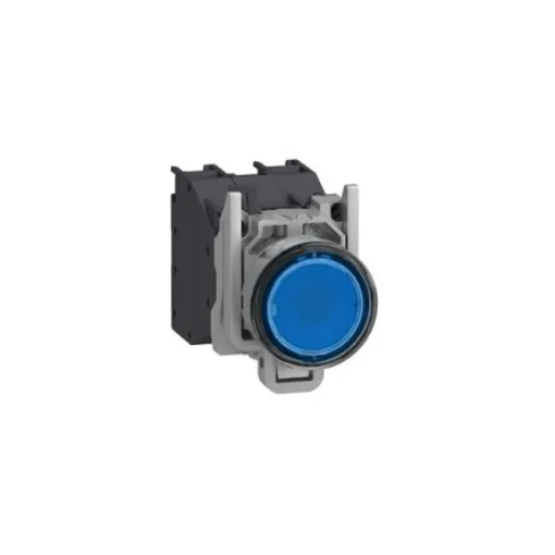 Schneider Electric Harmony XB4 Series Illuminated Push Button Complete Unit, Spring Return, Panel Mount, 22.5mm Cutout, - XB4BP683BM5GEX product image