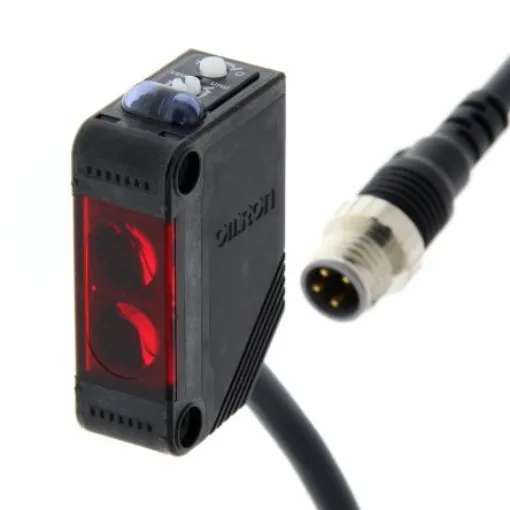 Omron Retroreflective Photoelectric Sensor, Rectangular Sensor, 4000 mm Detection Range - E3Z-R81-M3J 0.3M product image