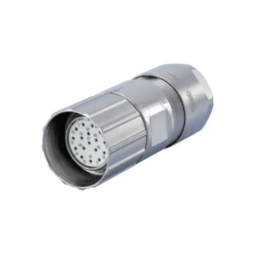 Hummel Circular Connector, 6 Contacts, Cable Mount, M23 Connector, Socket, Female, IP67, M 23 EMV Hummel Series - 7101 5 06 04 D product image