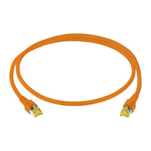 Leoni KerpenLEONI, 50m Cat6a, Grey RJ45 to RJ45 Male, Tinned Copper Braid, Terminated Flame Retardant PVC Sheath - LKD 9AB2 6115 0000 product image