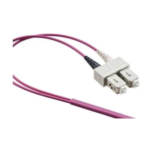 Leoni Kerpen SC to SC Multi Mode Fibre Optic Cable, Purple, 5m - LKD9A1111160000 product image