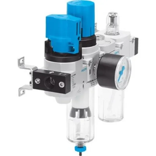 Festo FRC Filter Regulator, 40µm, G 1/8, Automatic, 12 bar, 185816 - FRC-1/8-D-MINI-KC-A product image