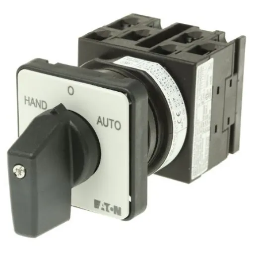 Eaton, 3P 3 Position 45° Changeover Cam Switch, 690V ac, 20A, Toggle Actuator - 78628224 T0-3-15433/E/EZ-P1(RS294-7765) product image