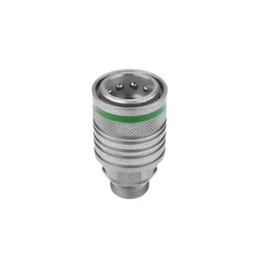 Stauff Carbon Steel Female Hydraulic Quick Connect Coupling, M16 x 1.5 Female - QRC-HP-12-F-10LB-B-W3 product image