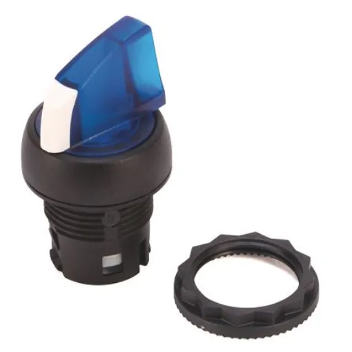 Rockwell Automation 800FM Series Blue Illuminated Maintained Push Button, 22.5mm Cutout, IP66 - 800FM-LSM20 product image