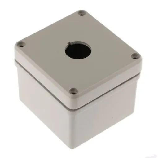 Eaton RAL7032 Aluminium RMQ Titan Push Button Enclosure - 1 Hole 22mm Diameter - 118457 M22-I1M-SAL product image