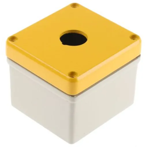 Eaton RAL7032 Aluminium RMQ Titan M22 Enclosure - 1 Hole 22mm Diameter - 118456 M22-I1MGE-SAL product image
