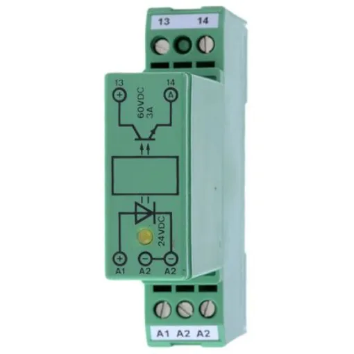 Phoenix Contact EMG 17-OV- 24DC/ 60DC/3 Series Solid State Interface Relay, DIN Rail Mount - 2954154 product image