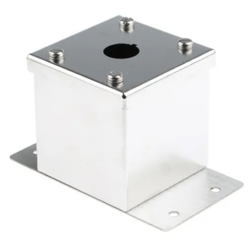 Eaton Grey Stainless Steel RMQ Titan Push Button Enclosure - 1 Hole 22mm Diameter - 118455 M22-I1M/SS product image