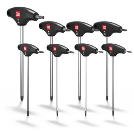 INBUS 8-Piece Torx Key Set, T-handle Shape - 74124 product image